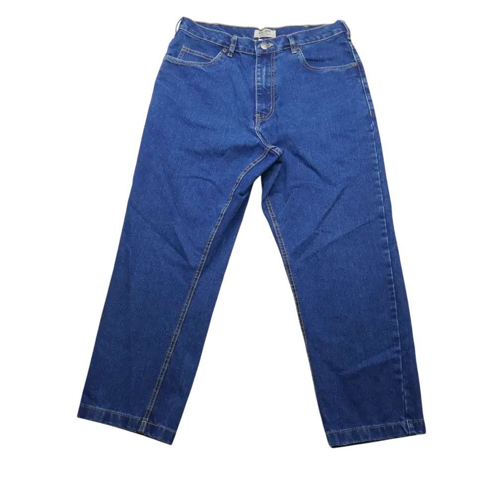 Duke Haband Jeans Mens 32x29 Straight Fit Blue Denim Classic High Rise Stretch